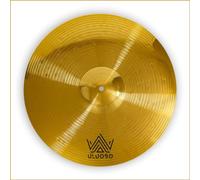 ULUOBO Crash Ride Platillo, platillo Crash-Ride de 18 pulgadas (dorado)