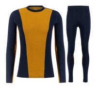 Ulvang Peak Map Crew, conjunto, hombre, azul oscuro/cathay spice