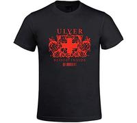 Ulver Blood Inside Camiseta Black Graphic Unisex Tee Shirt, Negro , XL