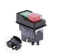 ULVOWZSTZ Electromagnetic Push Button Switches Starter Machine Tool Equipment Waterproof Switch Safety Security IP55 KLD28A(A2 5pin)