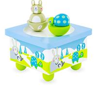 Ulysse- BOITE A Musique TORTUE-Lapin Liebre y Tortuga Juguetes con Sonido, Multicolor, Small (3909)