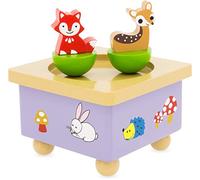 Ulysse Couleurs d'Enfance- Rudolph Caja de música Broca, Color púrpura, Crema, Small (3908)