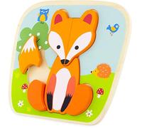 Ulysse Puzzle - Zorro (7 Piezas) de Madera, 1514, Multicolor