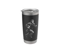 Ulysses S Grant Football Vaso térmico de acero inoxidable de doble pared