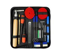 ULZOZN Kit profesional de afinación de piano, afinador de piano, martillo, kit de silencio, herramientas portátiles de afinación de piano, accesorios de reparación de piano, 18 piezas con funda para