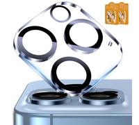 UM UNIQUEME Protector Cámara para Para iPhone 13 Pro/13 Pro Max - 3 Unidades, Ultra HD Clara, Anti-Arañazos, Ultra Resistente, Cristal Templado 9H