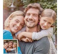 UM UPMALL Arte Con Diamantes - Fotodibujo Personalizado, Regalo Personalizado Para El Amante, Mamá, Mmigos En El Día de San Valentín Y Otros Festivales, Para La Decoración Del Hogar-30x40cm