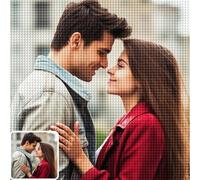 UM UPMALL Diamond Painting Personalizado, Pintura de Diamantes Personalizada 5D, Crea Tu Propia Obra de Arte con Diamantes, Pintura Diamante Foto Personalizada para Decoración Regalo, 60x100cm