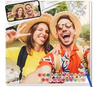 UM UPMALL Pintar Por Números Adultos Personalizado, Cuadro Personalizado Con Foto Para Kits, Crea Pinturas Personalizadas Por Números Para Amigos, Familiares o Decoración Del Hogar