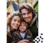 UM UPMALL Puzzle Personalizado con Foto - Rompecabezas de Madera Personalizable con tu Propia Imagen, Diferentes Tamaños Disponibles (35 a 1000 Piezas), Regalo para Familia, Cumpleaños, Regalo