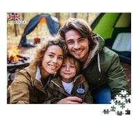UM UPMALL Puzzle Personalizado con Foto - Rompecabezas de Madera Personalizable con tu Propia Imagen, Diferentes Tamaños Disponibles (35 a 1000 Piezas), Regalo para Familia, Cumpleaños, Regalo