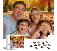 UM UPMALL Puzzle Personalizado con Foto - Rompecabezas de Madera Personalizable con tu Propia Imagen, Diferentes Tamaños Disponibles (35 a 1000 Piezas), Regalo para Familia, Cumpleaños, Regalo