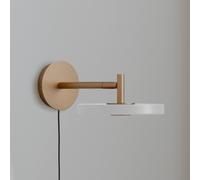 UMAGE Aplique de pared LED Asteria Corto, blanco, 25 cm, enchufe EC:EPREL:1762698