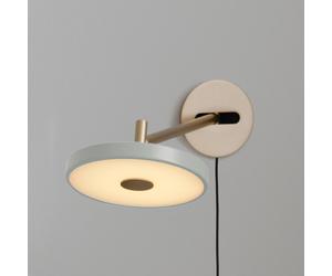 UMAGE Aplique de pared LED Asteria Long, verde claro, 42 cm, enchufe EC:EPREL:1762866