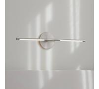 UMAGE Aplique de pared LED Omni, color acero, longitud 74 cm True