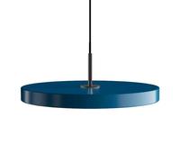 UMAGE - Asteria Lámpara Colgante Medium Petrol Blue/Black Top