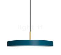 Umage Asteria, lámpara de suspensión LED, azul - cover latón - ra 83