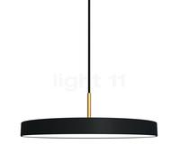 Umage Asteria, lámpara de suspensión LED, negro - cover latón - ra 83