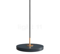 Umage Asteria Micro, lámpara de suspensión LED, antracita - Cover latón