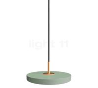 Umage Asteria Micro, lámpara de suspensión LED, oliva - Cover latón