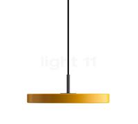 Umage Asteria Mini, lámpara de suspensión LED, amarillo/cover negro