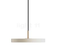 Umage Asteria Mini, lámpara de suspensión LED, blanco - cover latón - ra 83