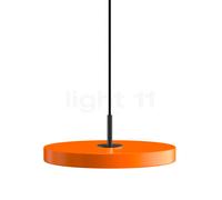 Umage Asteria Mini, lámpara de suspensión LED, naranja/cover negro - Ra 93