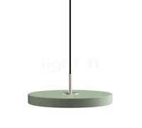 Umage Asteria Mini, lámpara de suspensión LED, oliva - cover acero - ra 83