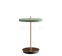 Umage Asteria Move, lámpara recargable LED, cabezal oliva/pie latón
