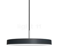 Umage Asteria Plus, lámpara de suspensión LED, antracita/cover acero