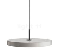 Umage Asteria Plus, lámpara de suspensión LED, blanco niebla/cover negro