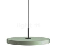 Umage Asteria Plus, lámpara de suspensión LED, oliva/cover negro