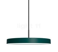 Umage Asteria Plus, lámpara de suspensión LED, verde oscuro/cubierta negro