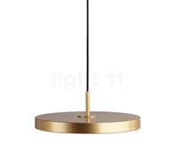 Umage Asteria Plus Mini, lámpara de suspensión LED, latón/cover latón