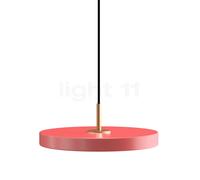 Umage Asteria Plus Mini, lámpara de suspensión LED, rosa/cover latón