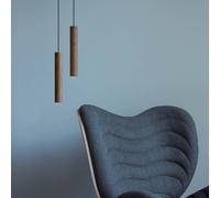 UMAGE Chimes Tall colgante LED roble oscuro EC:EPREL:843850