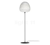 Umage Eos Evia Santé, lámpara de pie, marco negro/pantalla blanco - ø55 cm