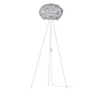 UMAGE Eos medium lámpara de pie trípode gris claro