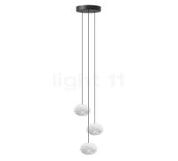 Umage Eos Nano, lámpara de suspensión 3 focos, blanco