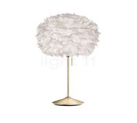 Umage Eos Santé, lámpara de sobremesa, marco latón/pantalla blanco - ø45 cm