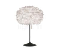 Umage Eos Santé, lámpara de sobremesa, marco negro/pantalla blanco - ø45 cm