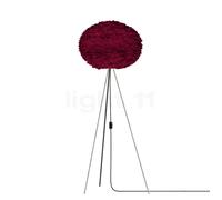Umage Eos Tripod, lámpara de pie, marco acero/pantalla rojo - ø65 cm