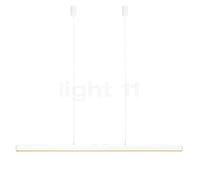 Umage Hazel Branch, lámpara de suspensión LED, cuerpo blanco/cubierta latón - 150 cm