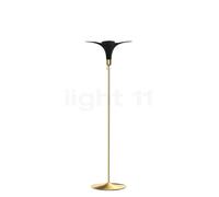 Umage Jazz Santé, lámpara de pie, latón cepillado/roble negro