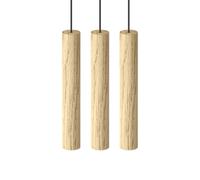 Umage Chimes Lámpara de suspensión LED 3 focos, roble