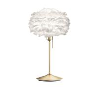 Umage Lámpara de mesa Eos mini Blanco-bronce cepillado