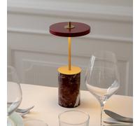 UMAGE lámpara de mesa LED recargable Asteria Move Mini, roja, 26 cm IP44