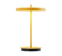 Umage Asteria Move, lámpara recargable LED, cabezal amarillo/pie amarillo