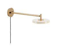 Umage Lámpara de pared Asteria Wall Long. Pearl white-brass
