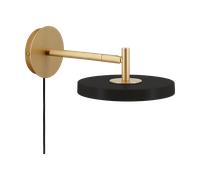 Umage Lámpara de pared Asteria Wall Short. Black-brass
